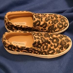 Steve Madden sneakers, animal print